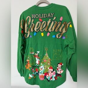 Disney Classics Christmas Holiday Spirit Jersey for Adult Disneyland Size Small